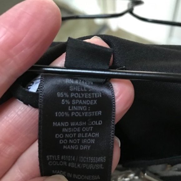 🖤🌸 💃Beautiful Enfocus Black Floral Dress - Picture 7 of 9